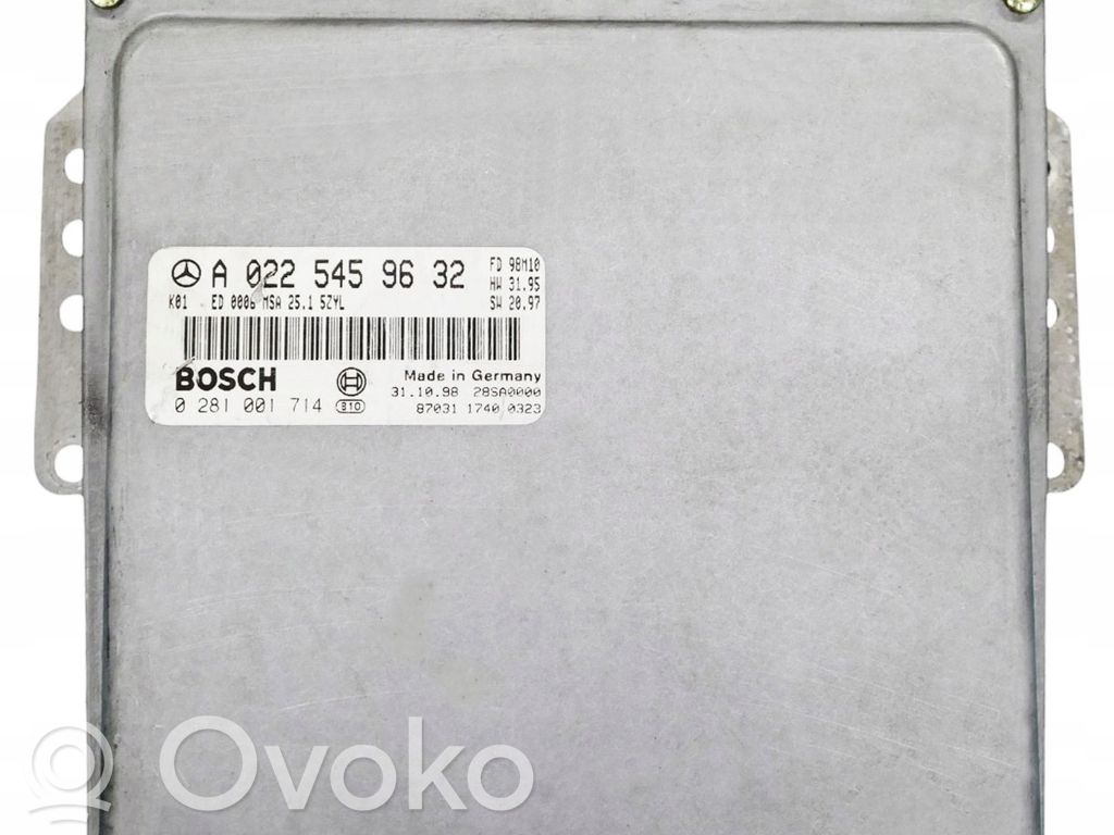 Mercedes-Benz C W202 Engine control unit/module 