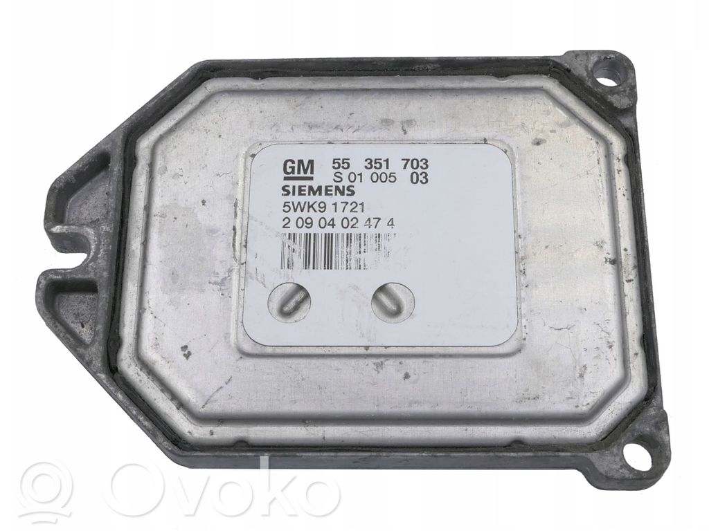 Opel Zafira A Sterownik / Moduł ECU 
