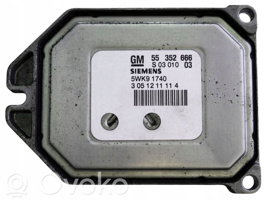 Engine control unit/module   55352666,5WK91740
