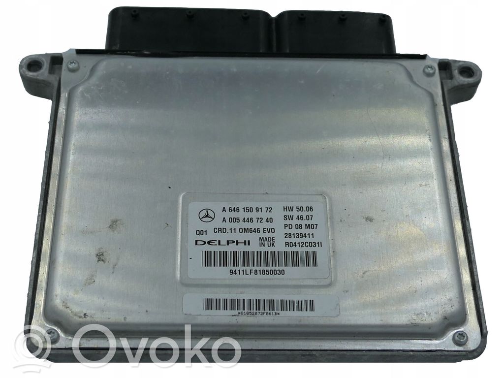 Mercedes-Benz C W204 Engine control unit/module 