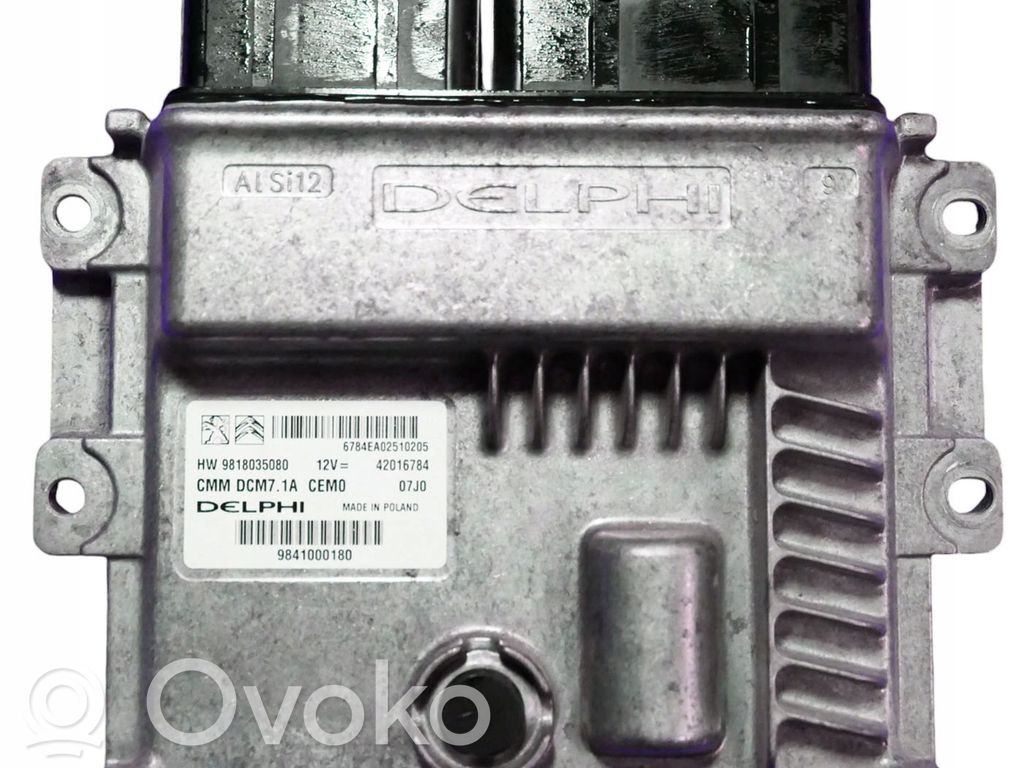 Engine control unit/module   9818035080,42016784