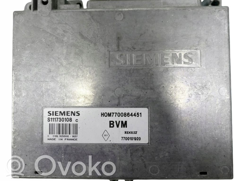 Engine control unit/module   HOM7700864451,S111730108C