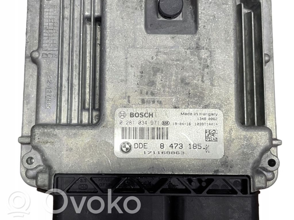 BMW 3 F30 F35 F31 Engine control unit/module 
