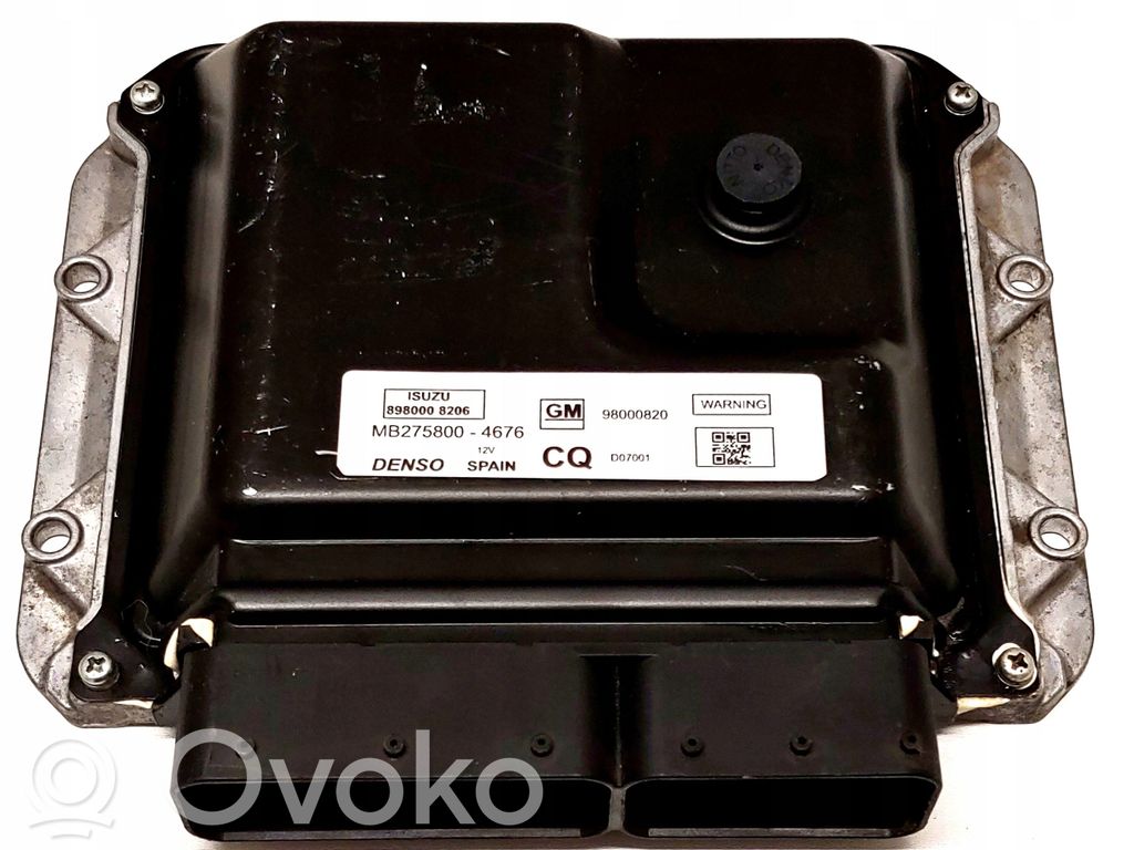 Engine control unit/module   MB275800,98000820,MB2758004676