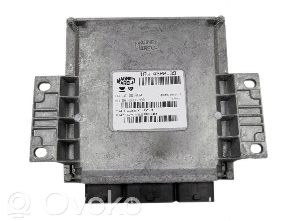 Engine control unit/module   9642606280,IAW48P2