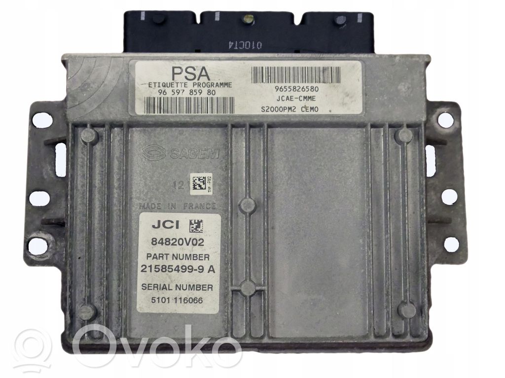 Citroen Xsara Picasso Engine control unit/module 