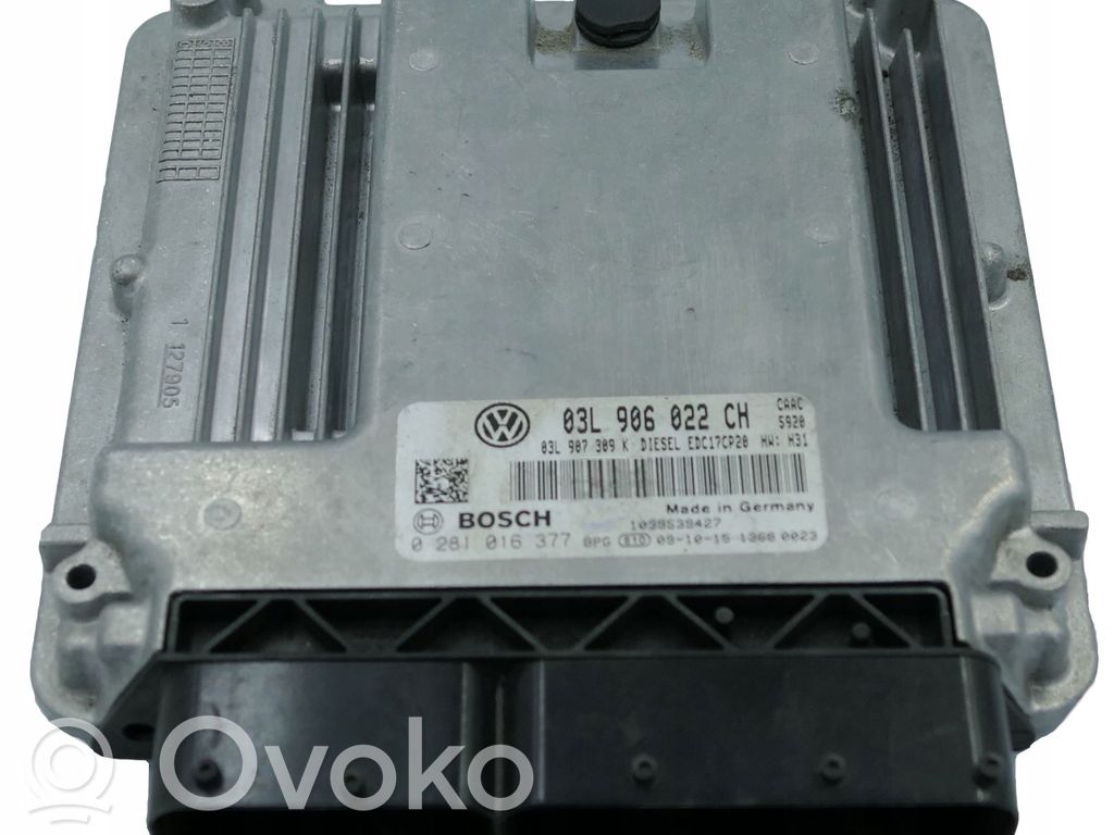 Volkswagen Transporter - Caravelle T5 Engine control unit/module 