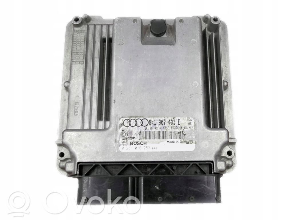 Engine control unit/module   8K1907401E,0281016253