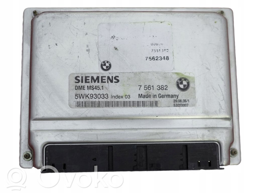 BMW X3 E83 Engine control unit/module ECU 