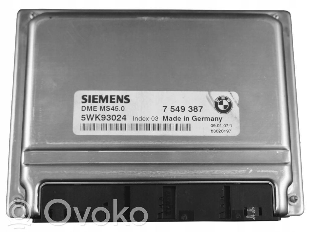 BMW 5 E60 E61 Engine control unit/module 