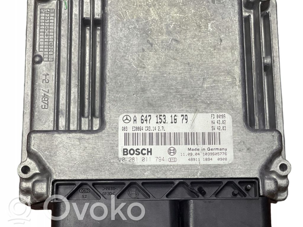 Mercedes-Benz E W211 Engine control unit/module 