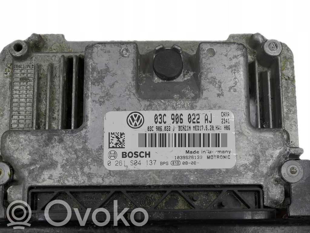 Engine control unit/module   03C906022AJ,0261S04137,037906024AG