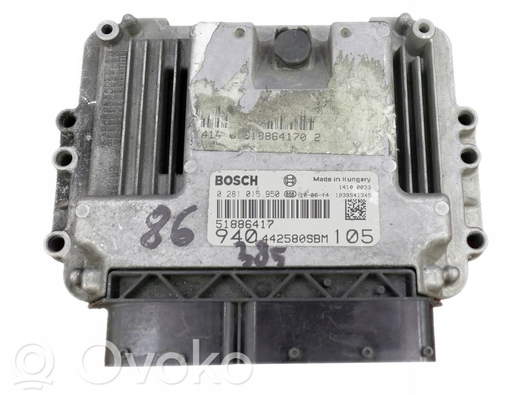 Alfa Romeo Giulietta Engine control unit/module ECU 