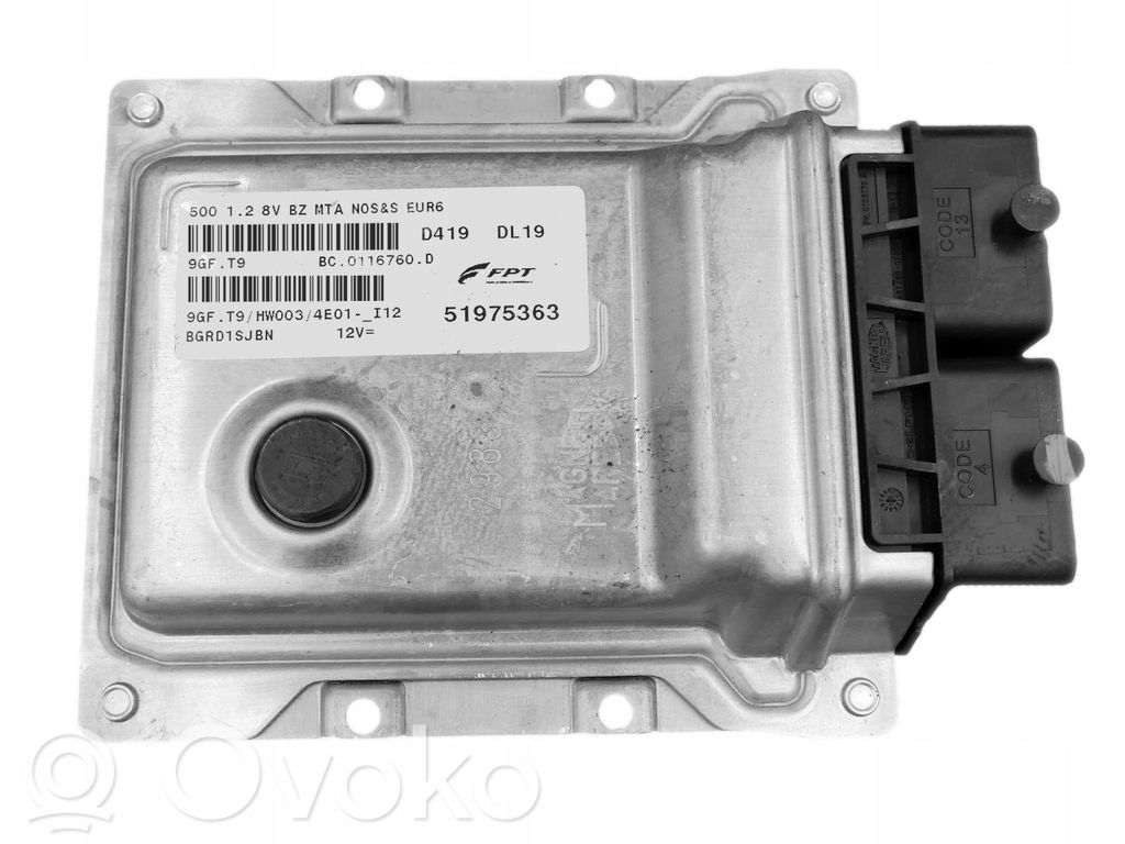 Fiat 500 Engine control unit/module 