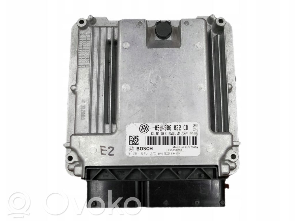 Volkswagen Transporter - Caravelle T5 Engine control unit/module 