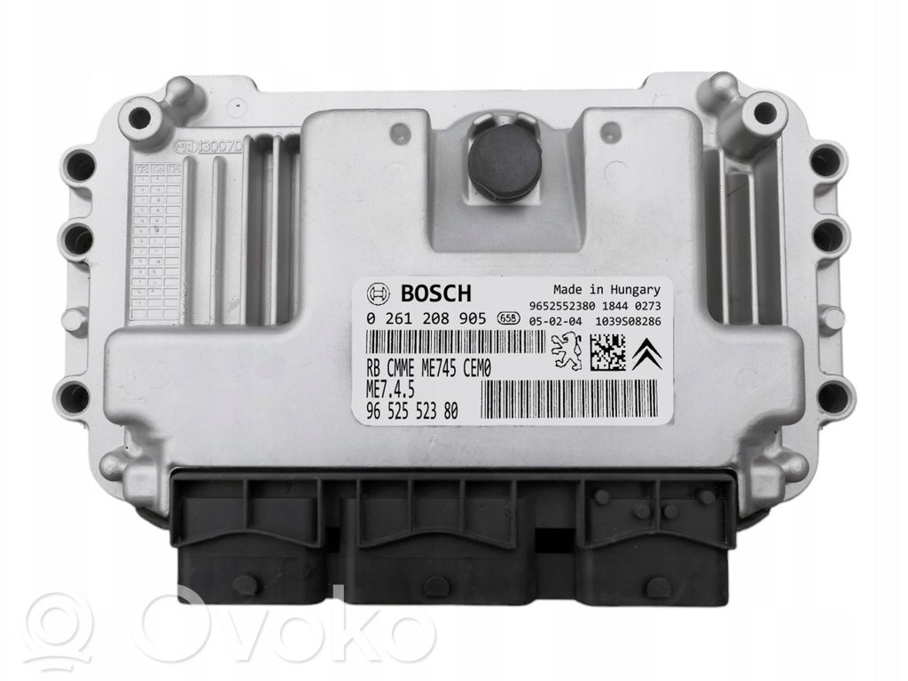 Engine control unit/module   9662467580,0261208905