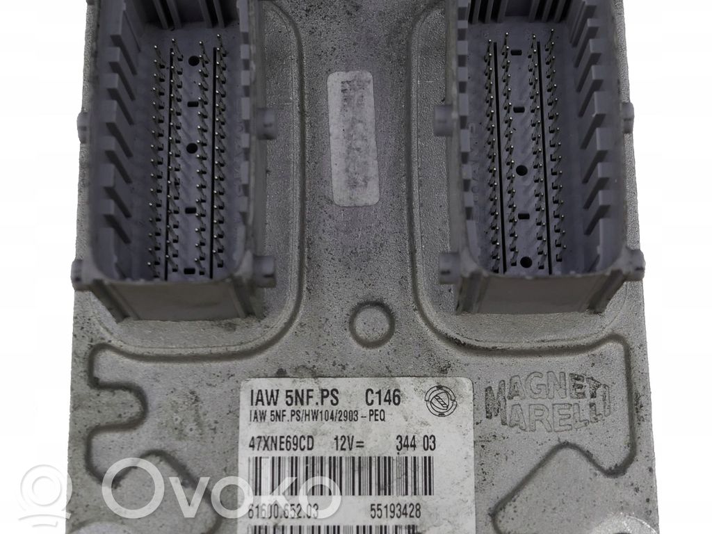 Komputer / Sterownik ECU silnika   55193428,IAW5NF