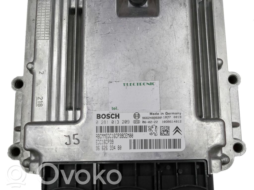 Peugeot 407 Engine control unit/module 