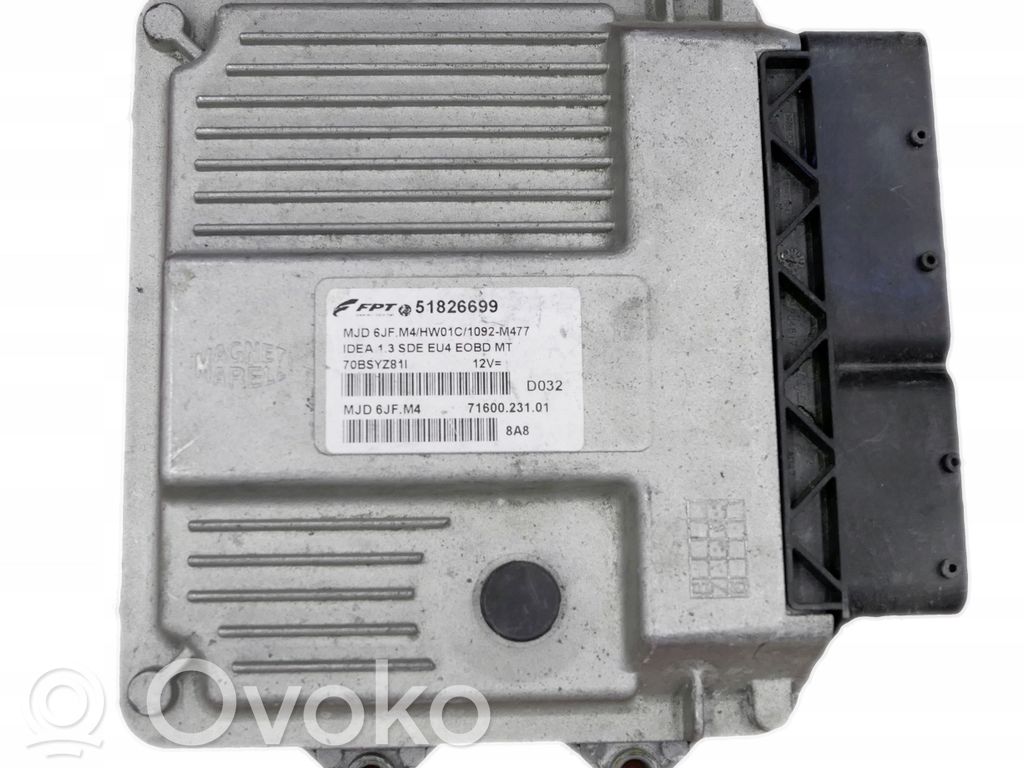 Fiat Idea Engine control unit/module 