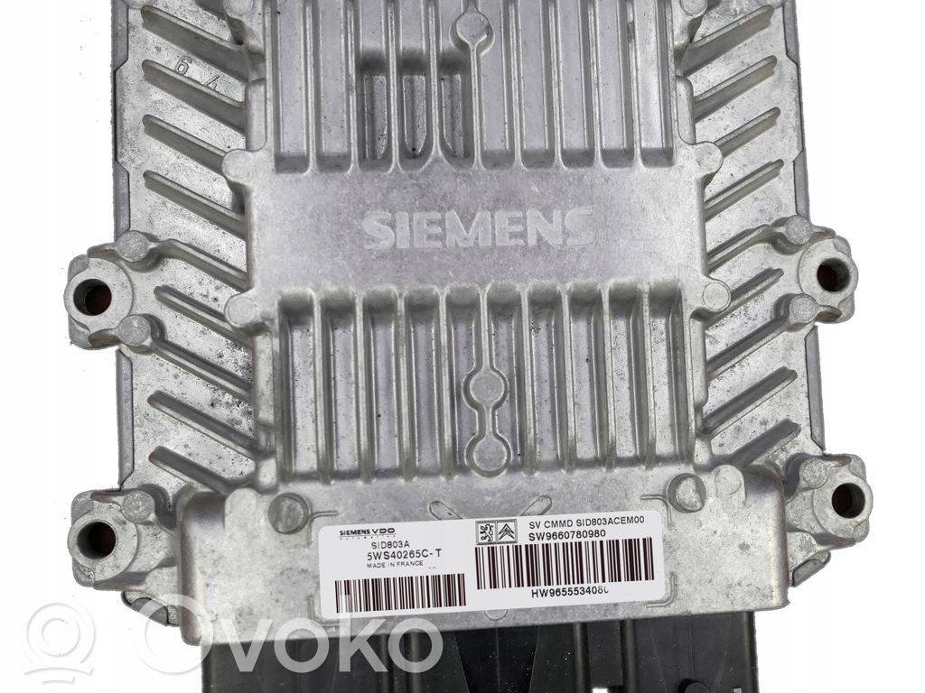 Peugeot 407 Engine control unit/module 