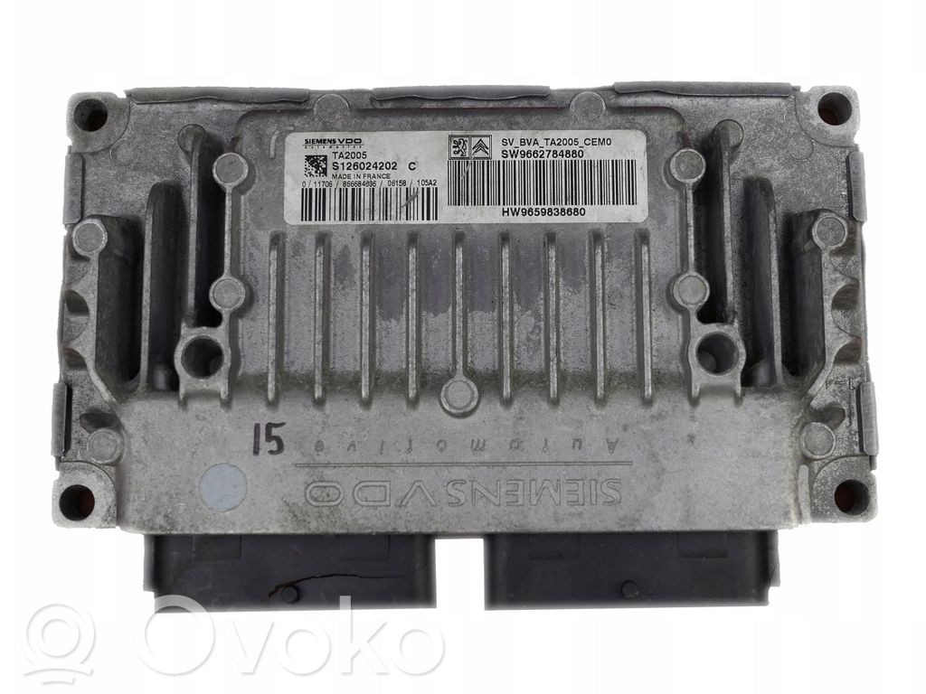 Engine control unit/module   9662784880,S126024202,S126024202C