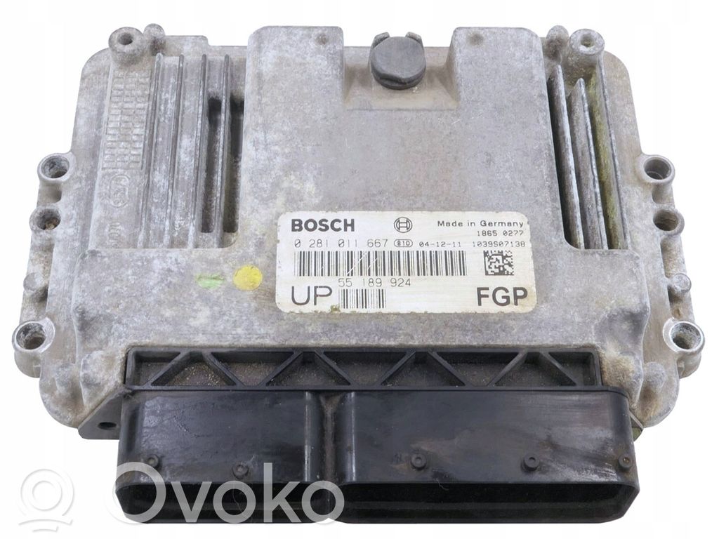 Opel Astra H Engine control unit/module ECU 