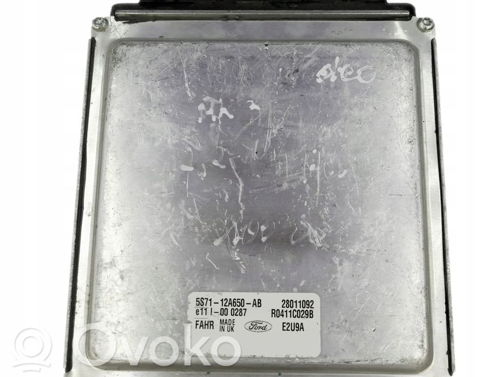 Engine control unit/module   5S7112A650AB,28011092,E2U9A