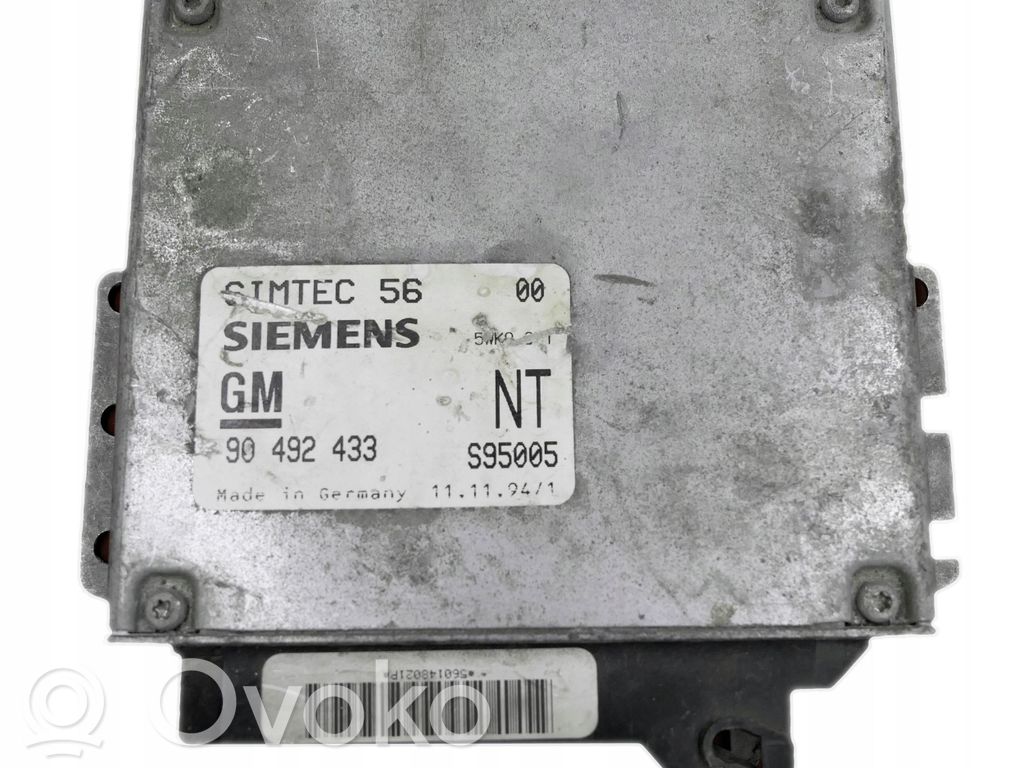 Engine control unit/module   90492433,S95005NT