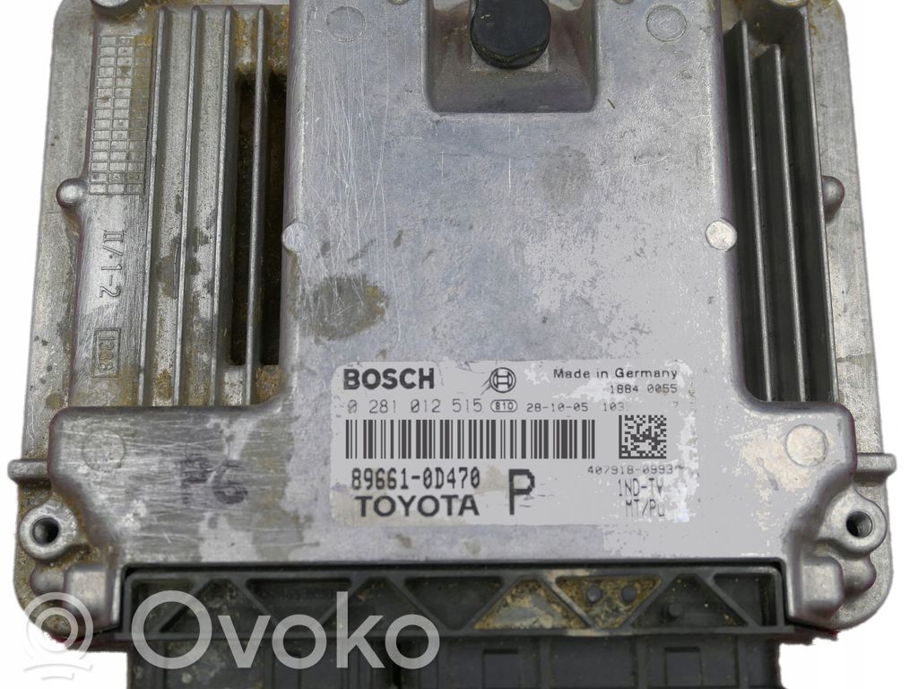Toyota Yaris Cross Engine control unit/module 
