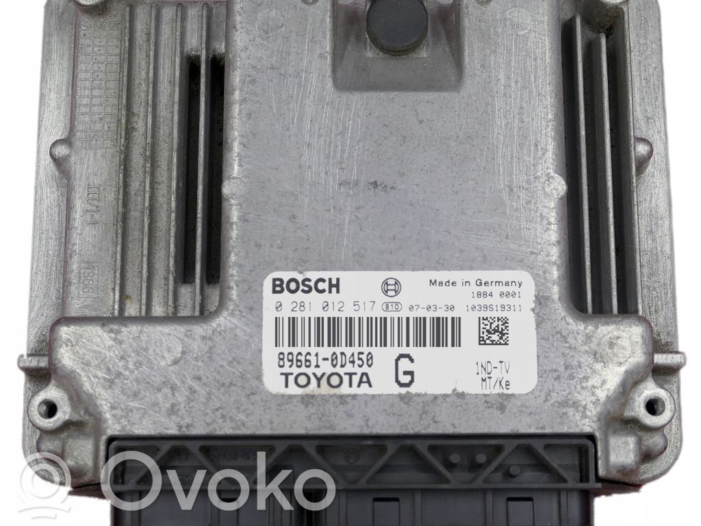Toyota Yaris Sterownik / Moduł ECU 