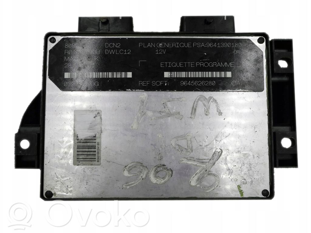 Engine control unit/module   9645626280,9641390180,R04080030B