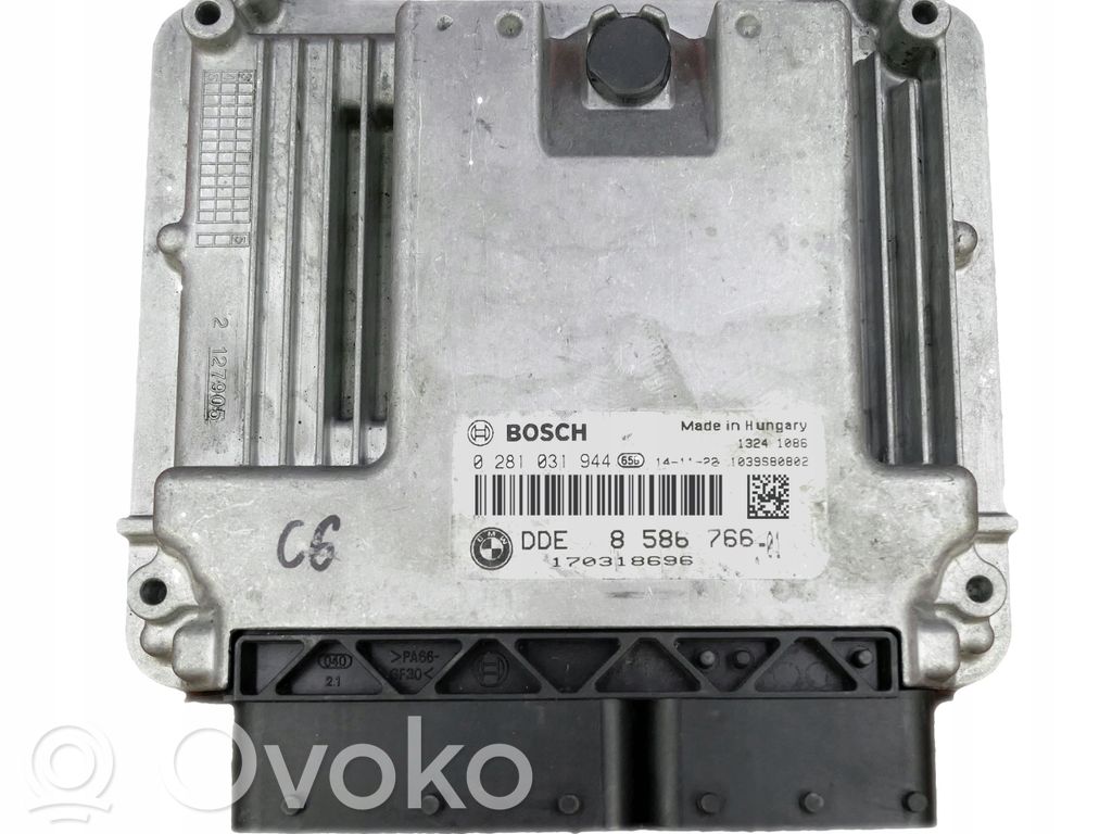 Engine control unit/module   8586766,0281031944