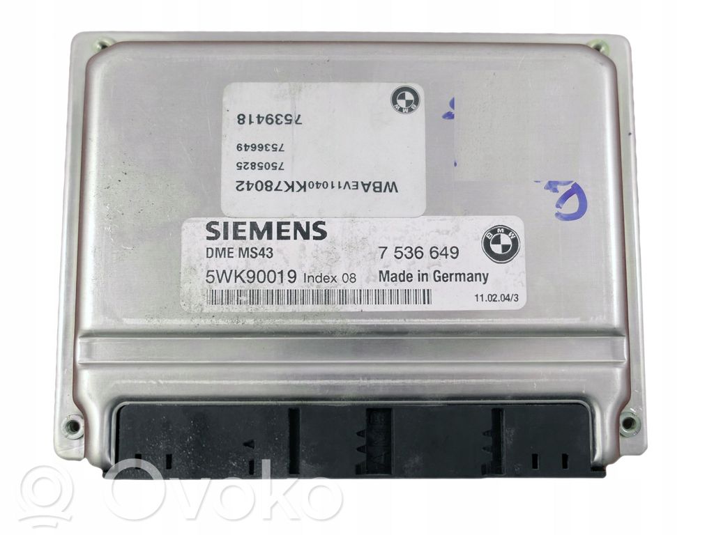 BMW X3 E83 Engine control unit/module 