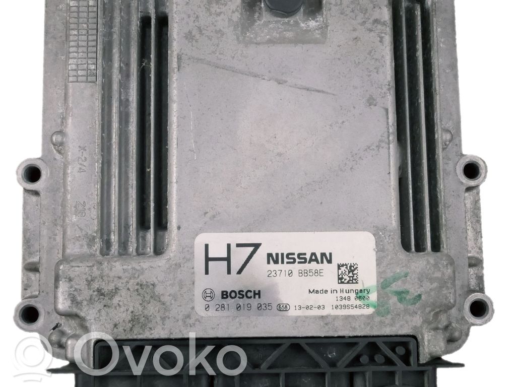 Nissan Qashqai Engine control unit/module 