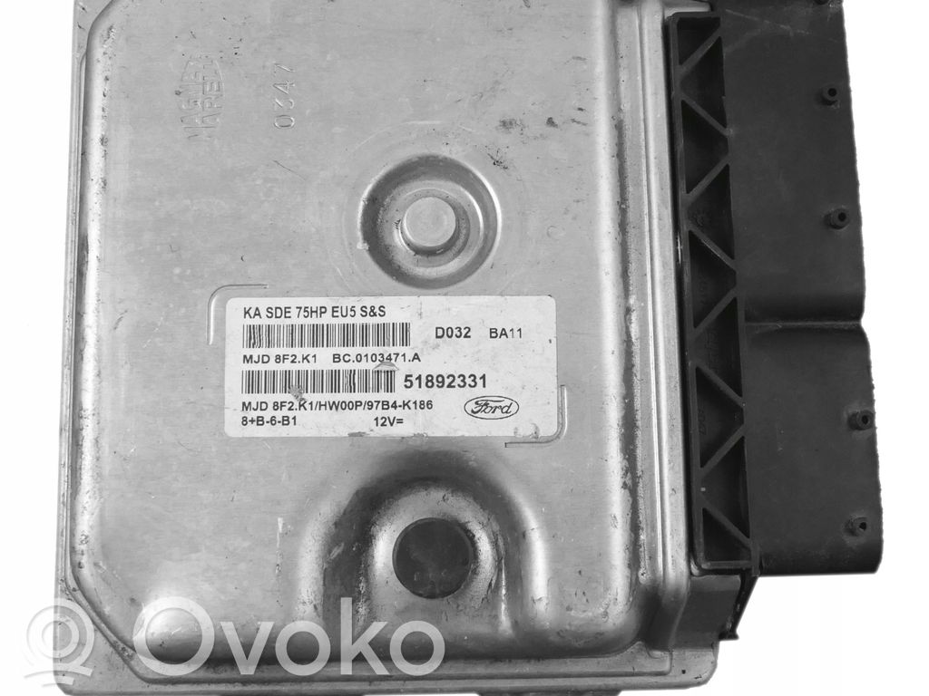 Ford Ka Engine control unit/module 