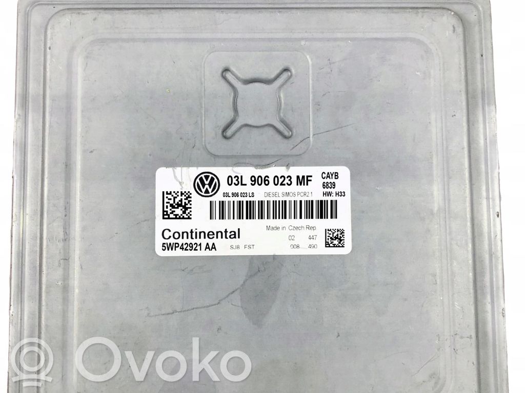 Moduł / Sterownik lusterek bocznych   03L906023MF,5WP42921AA