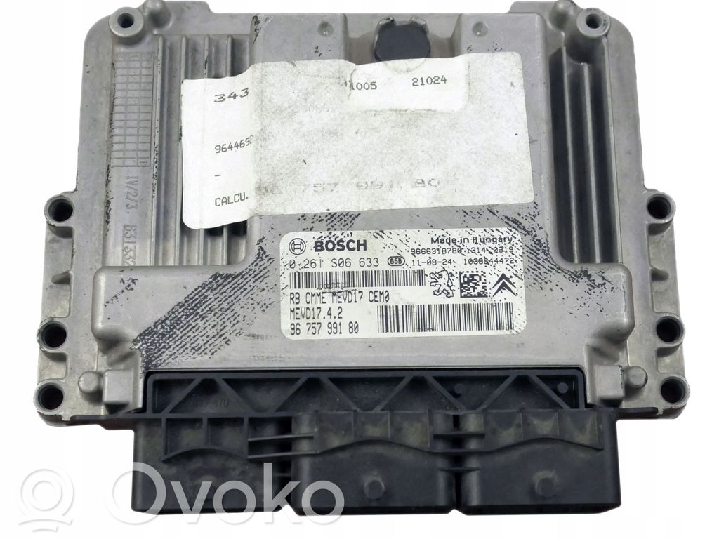 Citroen DS4 Engine control unit/module 