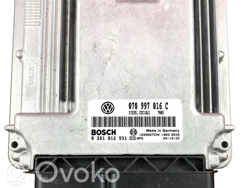 Volkswagen Transporter - Caravelle T5 Módulo de control del espejo lateral 