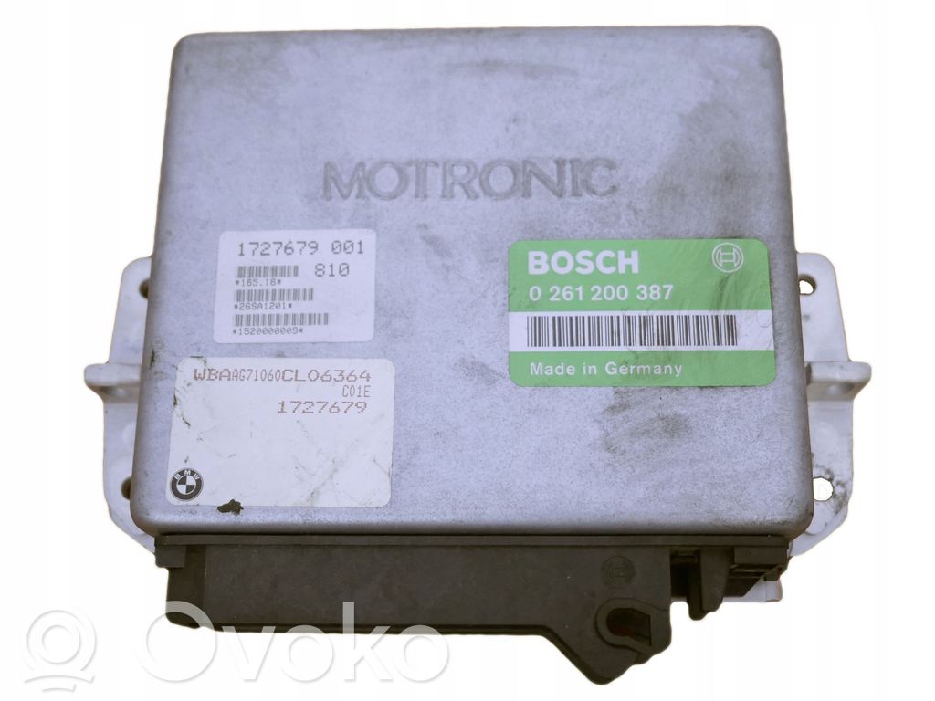 BMW 3 E30 Engine control unit/module 