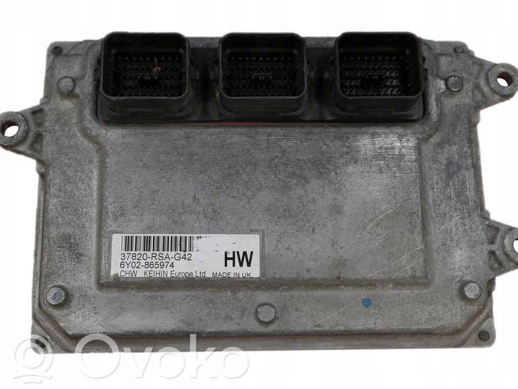 Sterownik / Moduł ECU   37820RSAG42,6Y02865974,HW