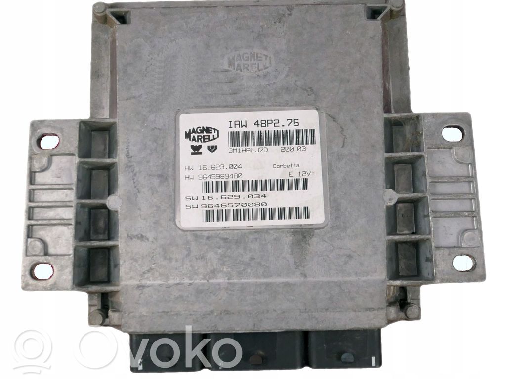 Engine control unit/module   9645989480,9646570080,IAW48P2