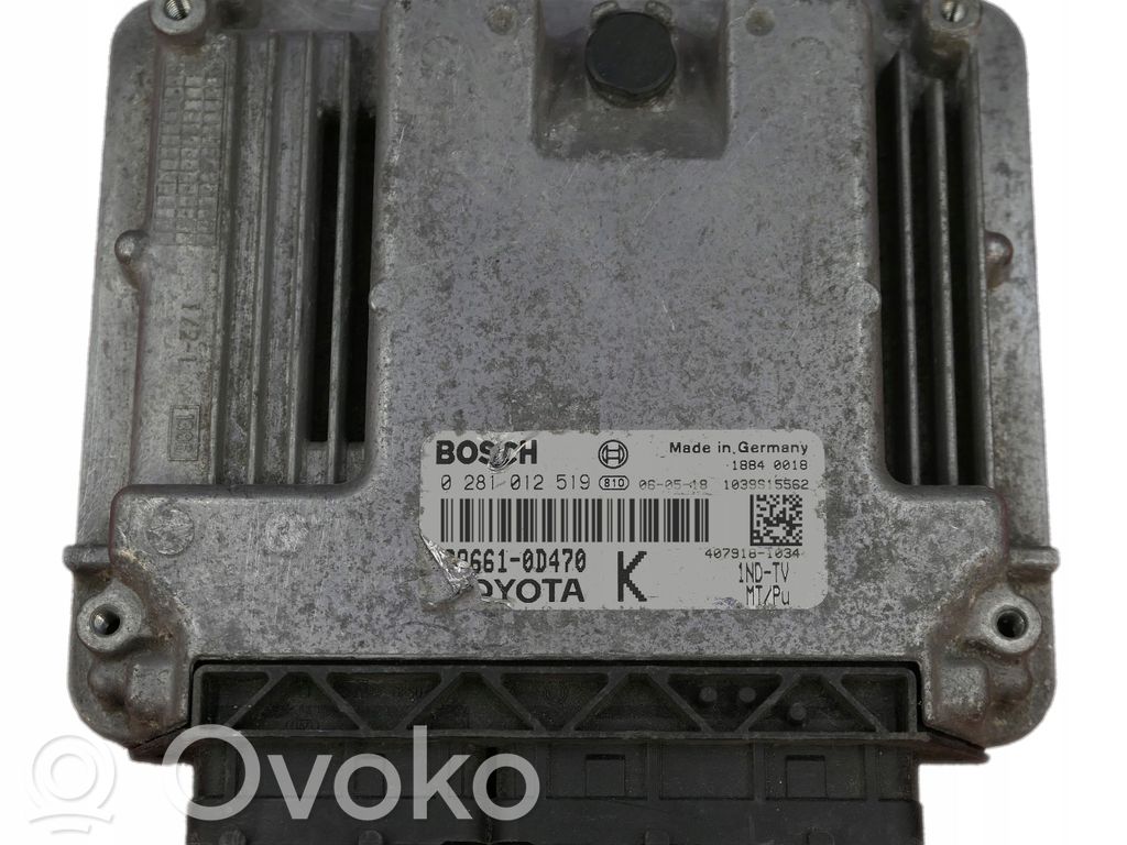 Toyota Yaris Cross Engine control unit/module 