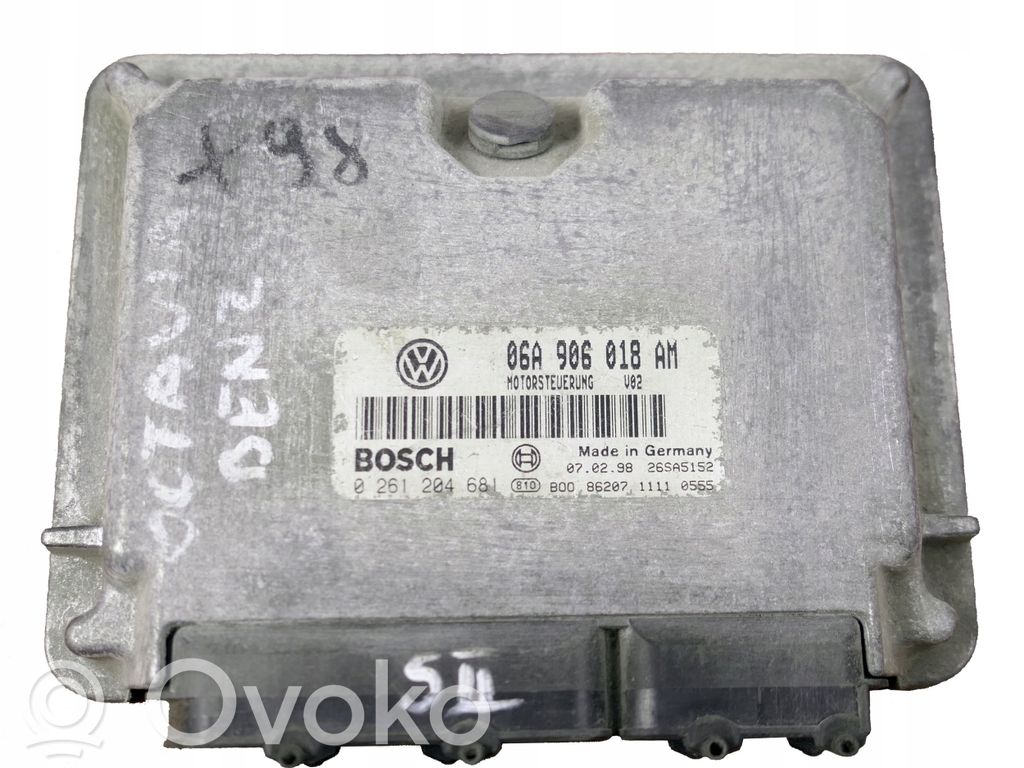 Engine control unit/module   06A906018AM,0261204681