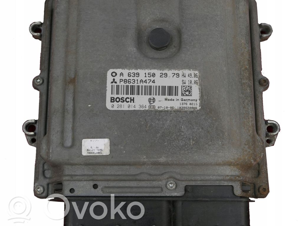 Engine control unit/module   A6391502979,0281014364,P8631A474