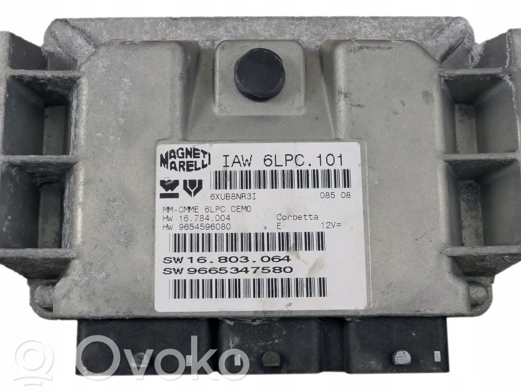 Engine control unit/module   9665347580,IAW6LPC