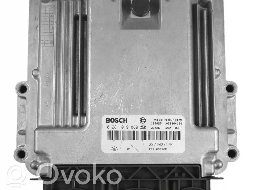 Renault Clio IV Engine control unit/module 