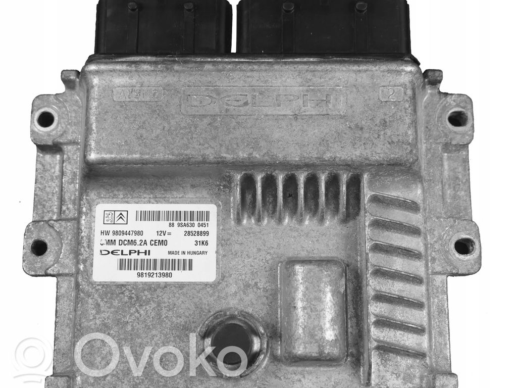 Engine control unit/module   9809447980,28528899,9819213980