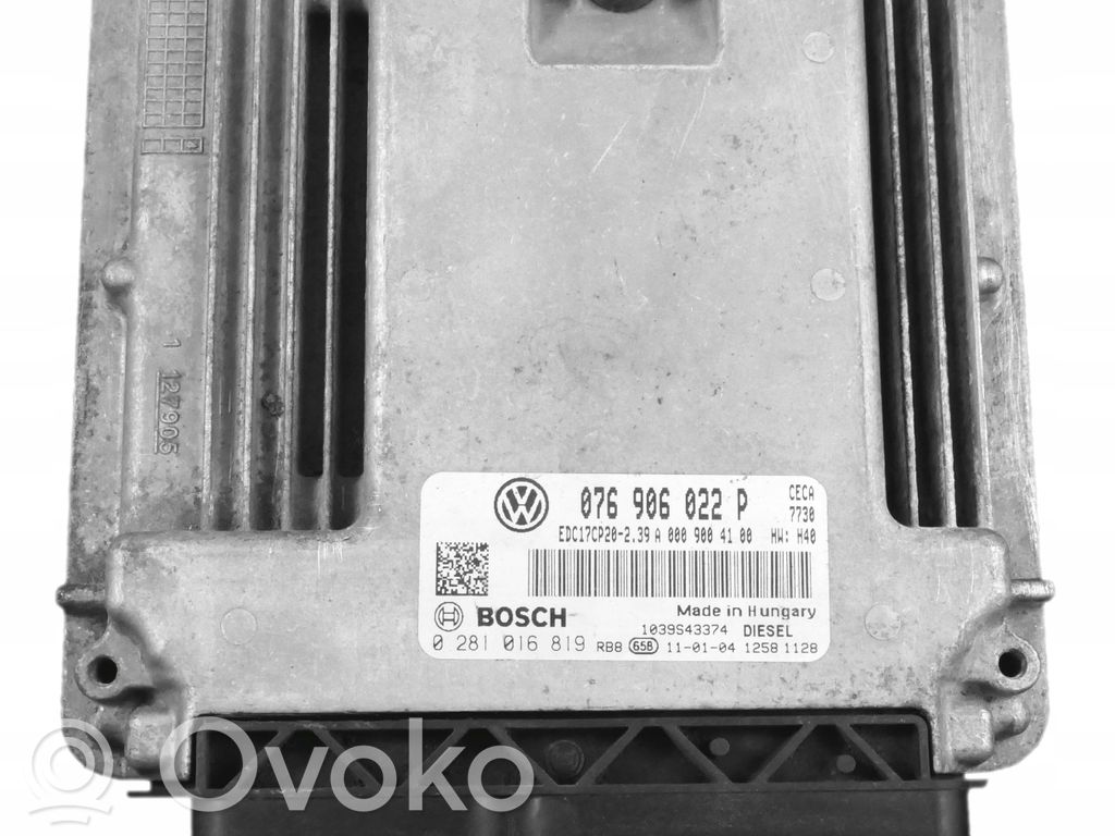 Volkswagen Crafter Engine control unit/module 