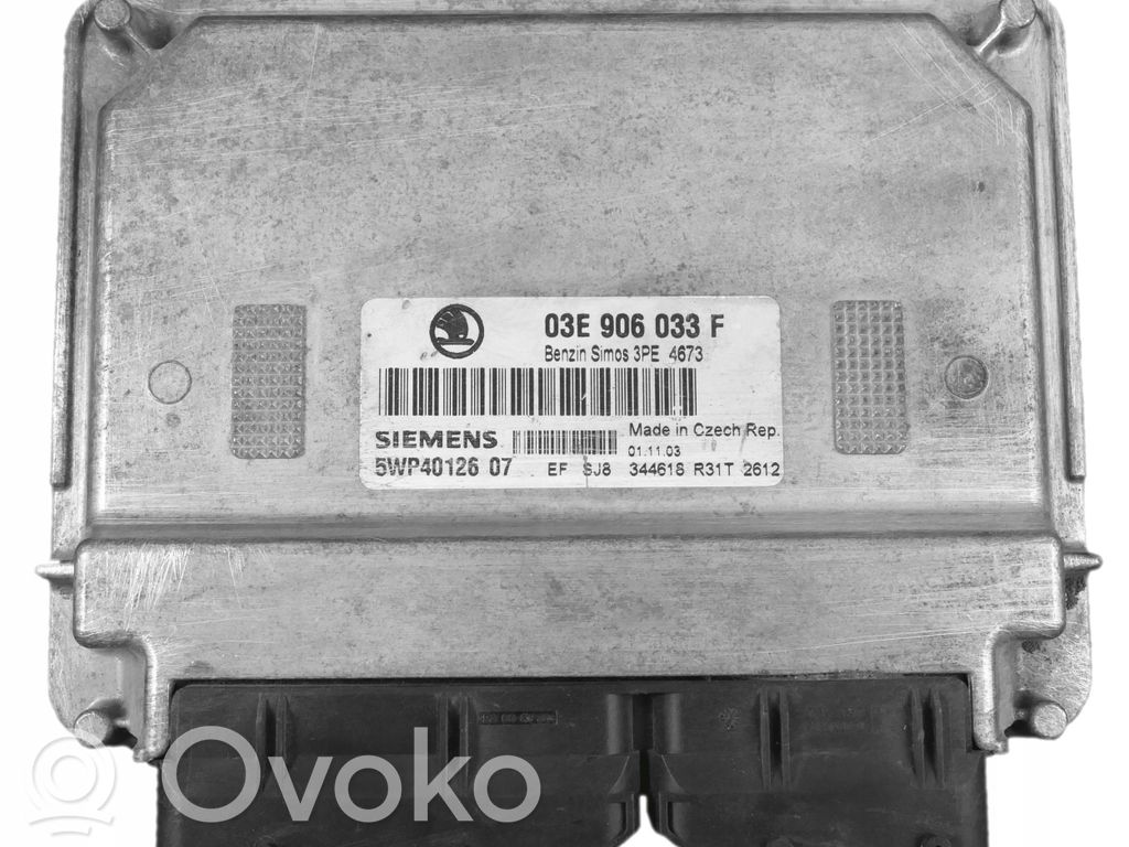 Skoda Fabia Mk1 (6Y) Engine control unit/module 