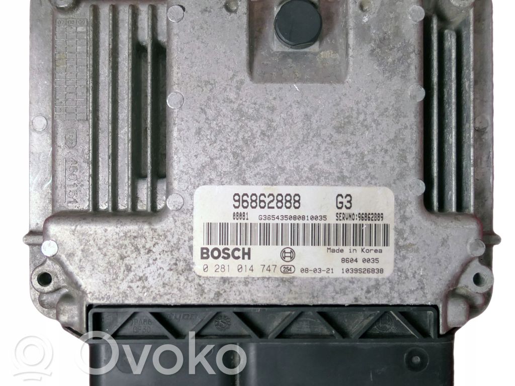 Engine control unit/module   96862888,0281014747